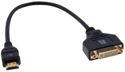 KRAMER Adaptorcable ADC-DF/HM DVI–I (F) to HDMI (M) Adapter Cable